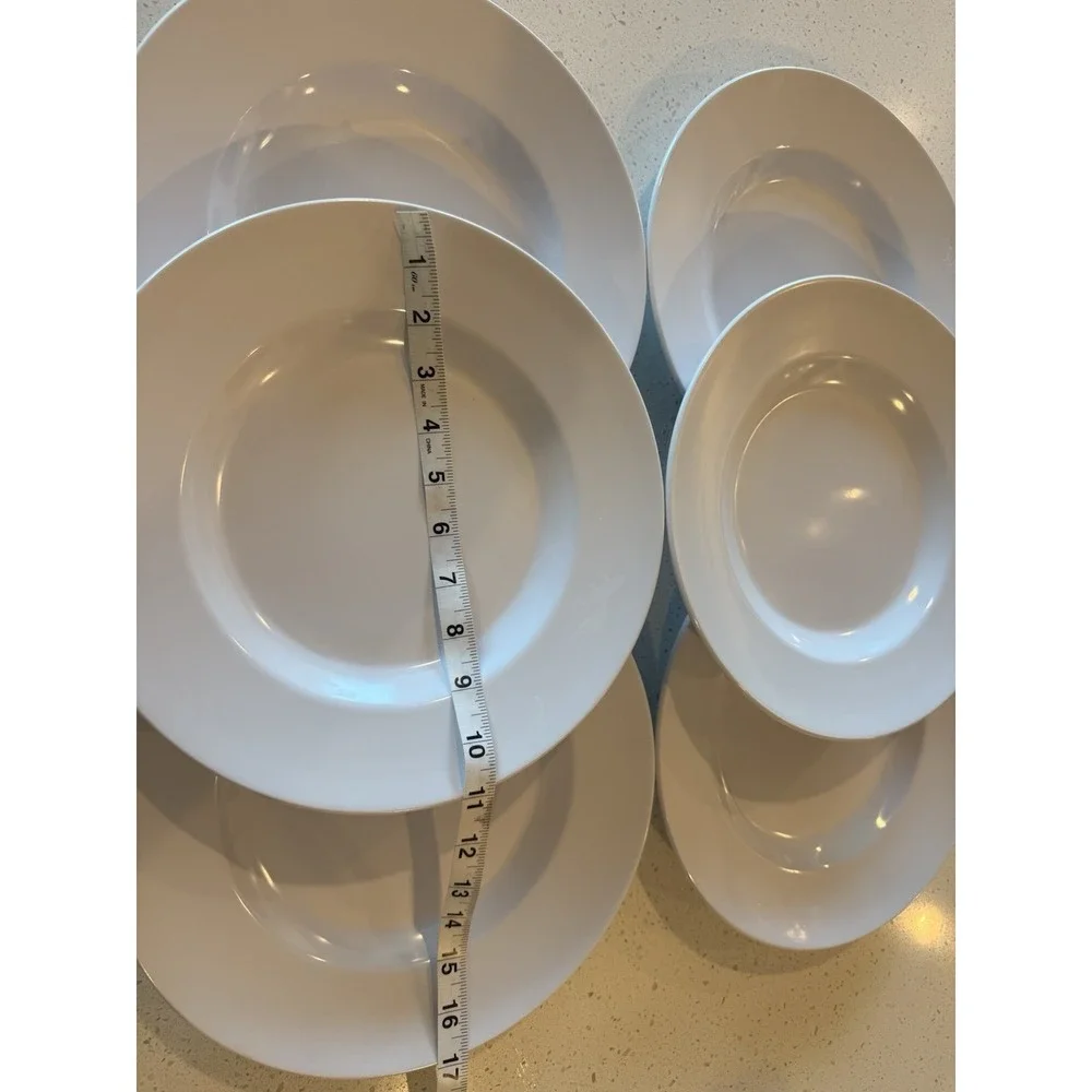 Pottery Barn Al Fresco Melamine Plates Set of 6